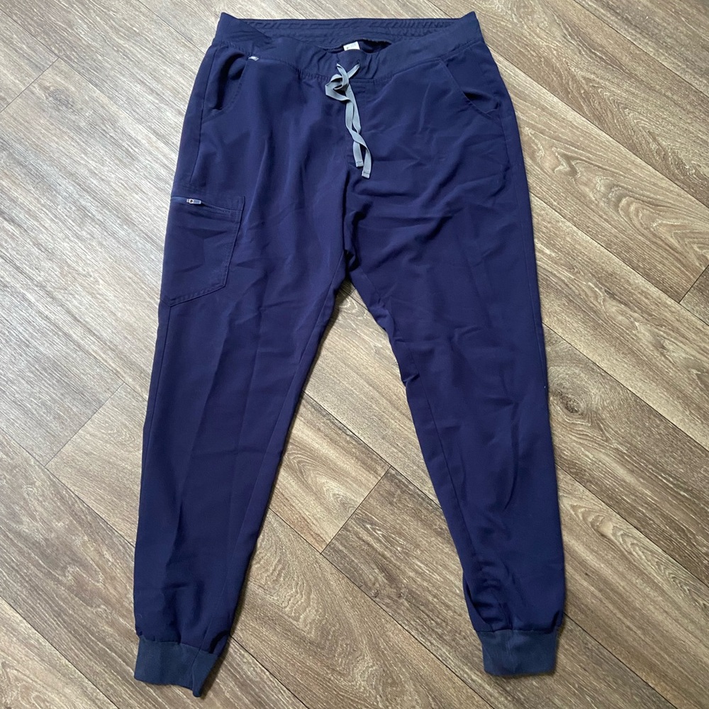 FIGS Zamora Jogger Scrub Pants Navy XL TALL